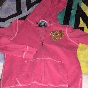 Bling zip up hoodie